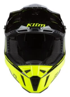 Klim F3 Recoil Helmet -Motorcycle Series klim f3 recoil helmet hi viz yellow black 1