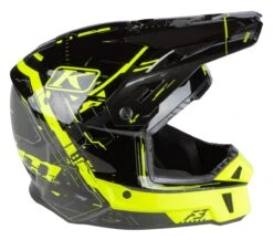 Klim F3 Recoil Helmet -Motorcycle Series klim f3 recoil helmet hi viz yellow black 3