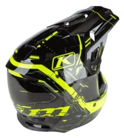 Klim F3 Recoil Helmet -Motorcycle Series klim f3 recoil helmet hi viz yellow black 4