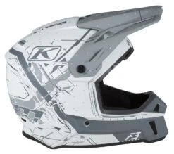 Klim F3 Recoil Helmet -Motorcycle Series klim f3 recoil helmet white grey 2