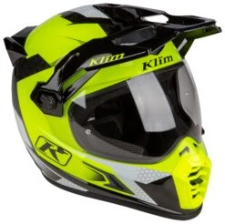 Klim Krios Pro Charger Helmet -Motorcycle Series klim krios pro charger helmet hi viz 2