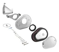 K&N Street Metal Flare Air Intake System For Harley 2017-2023 -Motorcycle Series kn street metal flare air intake system for harley touring20082013 2