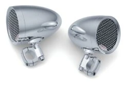 Kuryakyn Road Thunder Speaker Pods And Bluetooth Audio Controller By MTX -Motorcycle Series kuryakyn road thunder speaker pods and bluetooth audio controller chrome