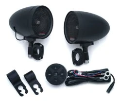 Kuryakyn Road Thunder Speaker Pods And Bluetooth Audio Controller By MTX