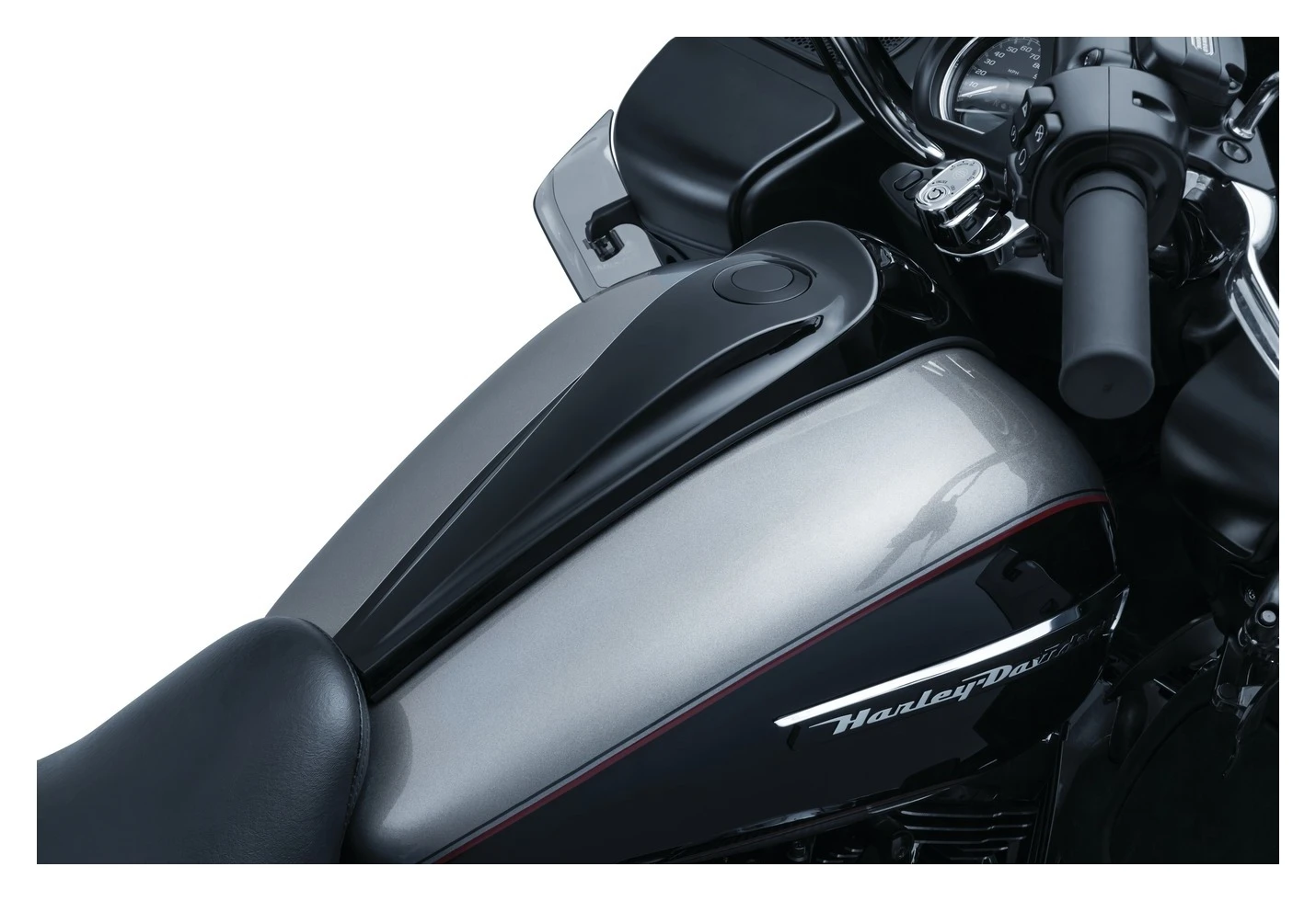 Kuryakyn Signature Series Smooth Dash Console For Harley Touring 2008-2023 2 Kuryakyn Signature Series Smooth Dash Console For Harley Touring 2008-2023 - Image 2