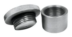 LA Choppers Vented Raw Gas Cap With Weld In Bung -Motorcycle Series la choppers vented raw gas cap with weld in bung steel bung