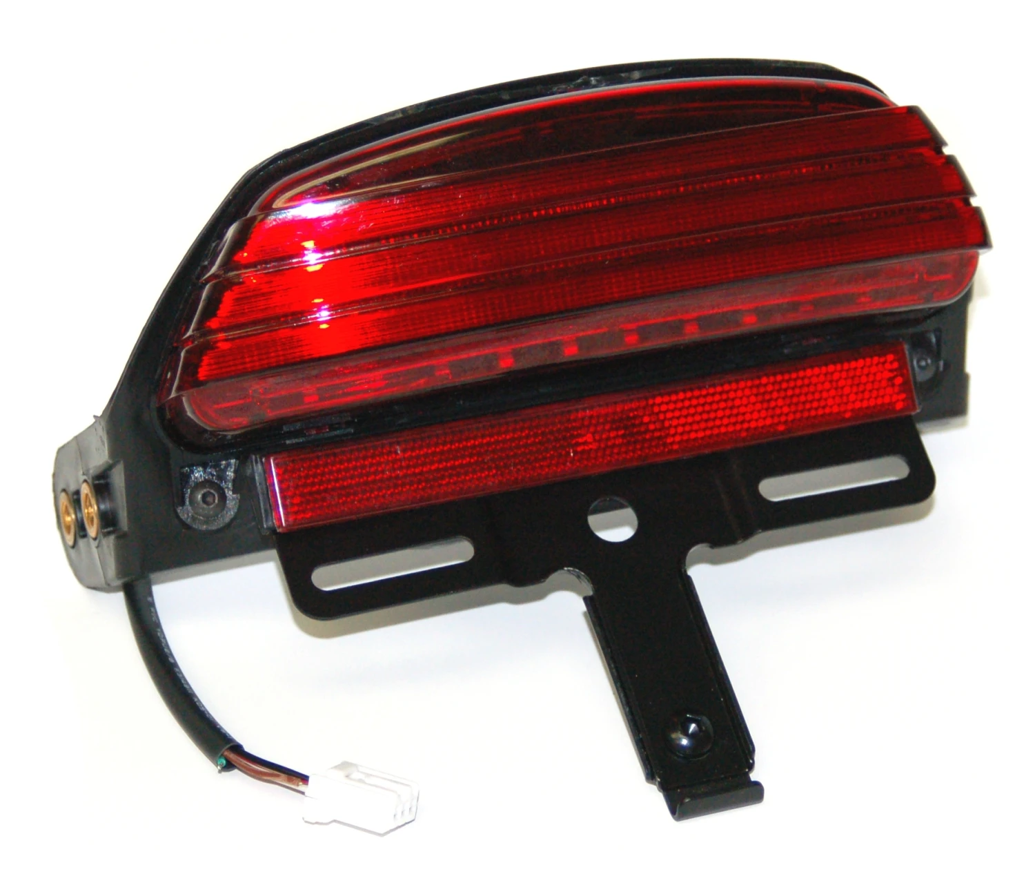 Letric Lighting Co. LED Taillight Assembly W/ Integrated Turn Signals For Harley FXDF 2008-2013 - Image 2
