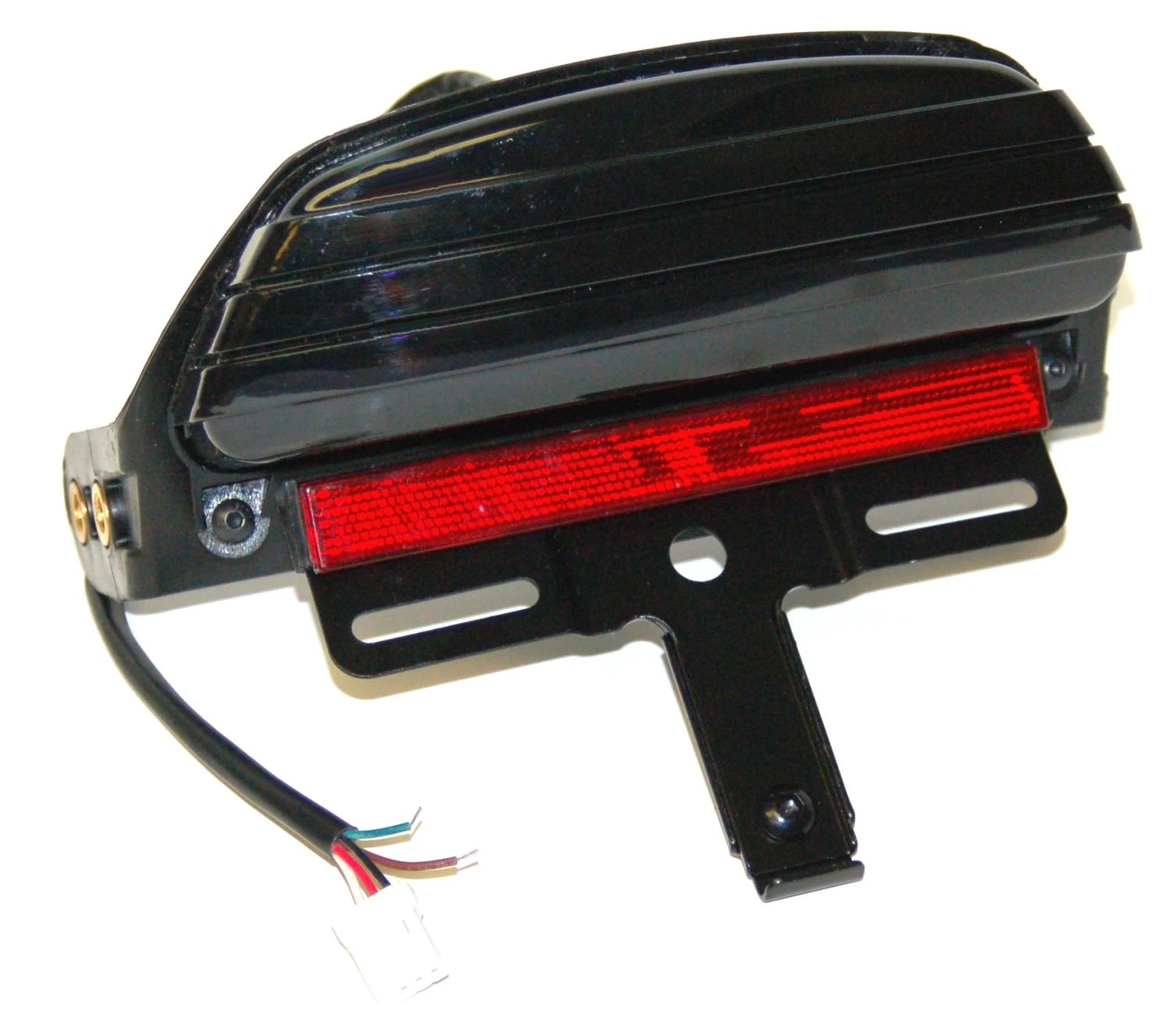 Letric Lighting Co. LED Taillight Assembly W/ Integrated Turn Signals For Harley FXDF 2008-2013