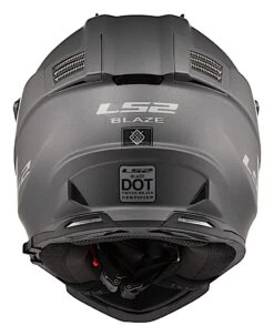 LS2 Blaze Helmet -Motorcycle Series ls2 blaze helmet matte titanium 2