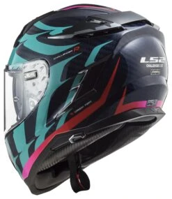 LS2 Challenger GT Carbon Flames Helmet -Motorcycle Series ls2 challenger carbon flames helmet 4