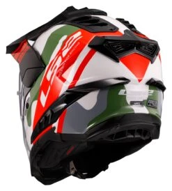 LS2 Explorer Camo X Helmet -Motorcycle Series ls2 explorer camo x helmet gloss red white 2
