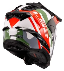 LS2 Explorer Camo X Helmet -Motorcycle Series ls2 explorer camo x helmet gloss red white 3