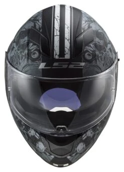 LS2 Stream Throne Helmet 7 LS2 Stream Throne Helmet -Motorcycle Series ls2 stream throne helmet matte black grey 2