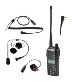 PCI Race Radios Bao Feng Uv-82c HH Radio Helmet Kit