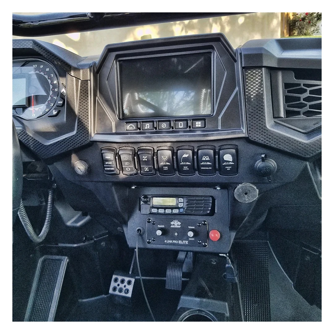 PCI Race Radios Twist Lock Open Box Replacement Radio And Intercom Bracket Polaris RZR - Image 5