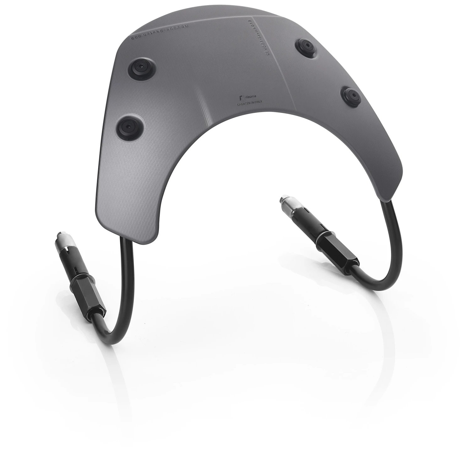 Rizoma Headlight Fairing Kit Vespa GTS 300 / Super 2018-2021 Black [Open Box]