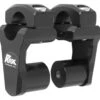 Rox 2" Pivot Risers For 1 1/8" Handlebars Black Anodized [Open Box]