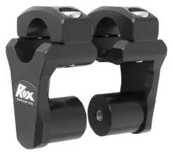 Rox 2" Pivot Risers For 1 1/8" Handlebars Black Anodized [Open Box]