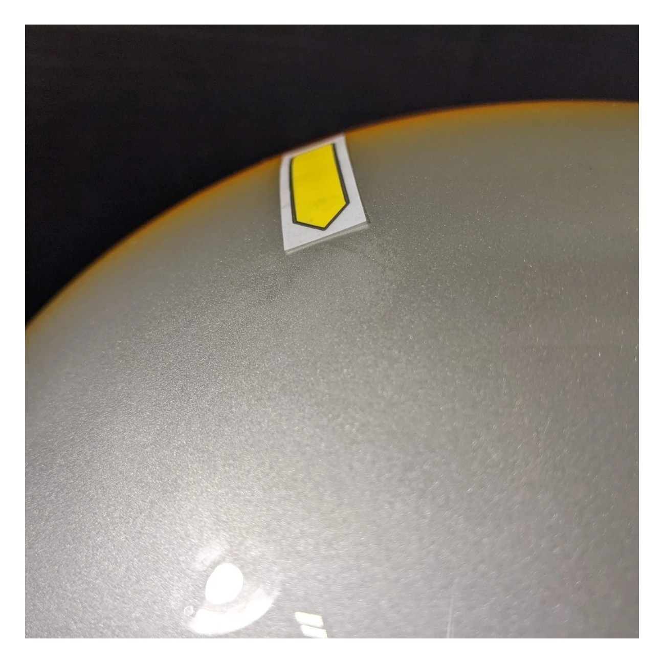 Ruby Castel Munich 90 Daytona Helmet (LG) Orange/Silver / LG [Blemished - Very Good] - Image 9