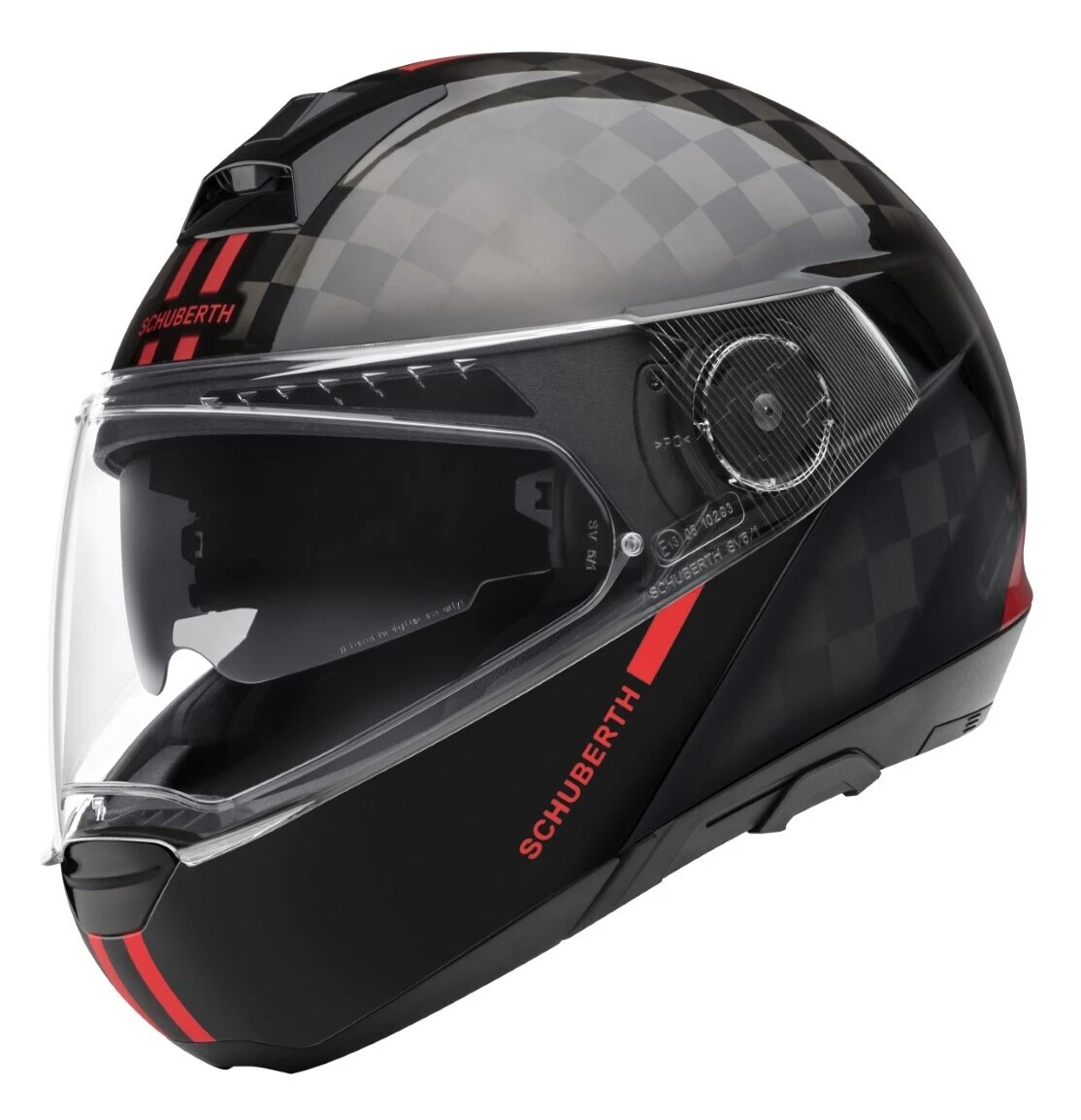 Schuberth C4 Pro Carbon Fusion Helmet Red / LG [Open Box]