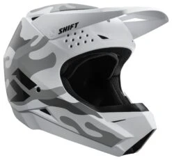 Shift Whit3 Label Camo Helmet -Motorcycle Series shift whit3 helmet white 2