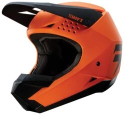 Shift Whit3 Label Helmet - Solid -Motorcycle Series shift whit3 label helmet solid orange