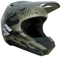 Shift Whit3 Label Camo Helmet -Motorcycle Series shift whit3 label matte camo helmet camo 2