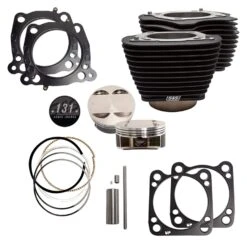 S&S Cycle 131" Big Bore Stroker Cylinder & Piston Kits For Harley Milwaukee-Eight 2017-2023