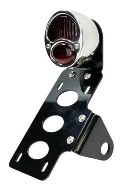TC Bros Model A Side Mount Tail Light / License Plate Bracket