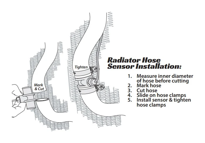Trail Tech TTO Temperature Meter Radiator Hose Sensor - Image 7
