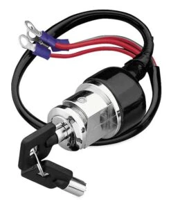 Twin Power 3-Wire Round Security Key Ignition Switch For Harley FX / XL 1975-1993