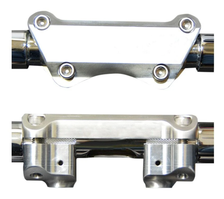 Wild 1 Handlebar Riser And Clamp Kit For Harley Road Glide 2015-2023 Raw [Previously Installed]