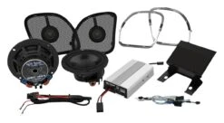 Wild Boar By Hogtunes 6.5" Speakers & 400 Watt Amp Kit For Harley Road Glide 2015-2023