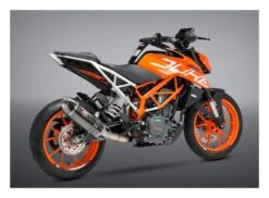 Yoshimura R77 Works 3/4 Race Slip-On Exhaust KTM RC390 / 390 Duke 2017-2020 -Motorcycle Series yoshimura ktm390 duke rc3902017 race r773 qtr ss ss cf works finish 3
