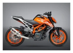 Yoshimura R77 Works 3/4 Race Slip-On Exhaust KTM RC390 / 390 Duke 2017-2020 -Motorcycle Series yoshimura ktm390 duke rc3902017 race r773 qtr ss ss cf works finish 6