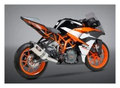 Yoshimura R77 Works 3/4 Race Slip-On Exhaust KTM RC390 / 390 Duke 2017-2020 -Motorcycle Series yoshimura ktm390 duke rc3902017 race r773 qtr ss ss cf works finish 9